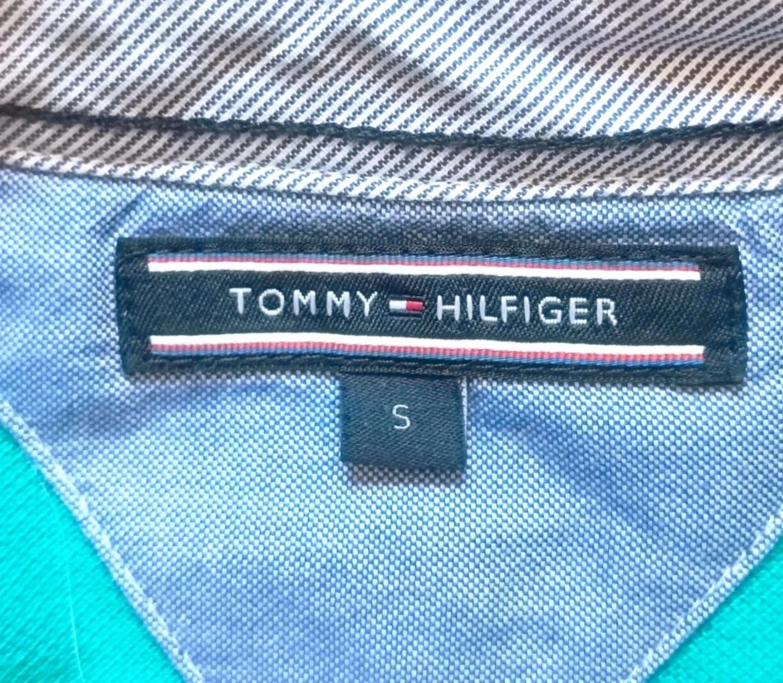 Tommy Hilfiger Polo Shirt California Special Edition 2013. Size S. green. vintage Premium. Big Logo. – photo 7